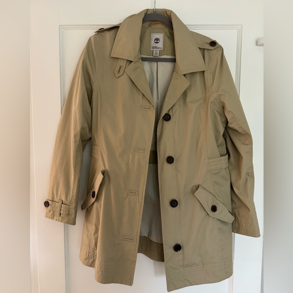 EUC Timberland Earthkeepers water resistant trench coat / medium